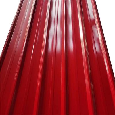 Beli Lembar Atap Dilapisi Warna CGCC 26 Gauge Lembar Bergelombang Ppgi pembuatan online