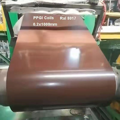 Beli Z120-Z180 Painted Sheet Metal Coils Warna RAL Ketahanan Korosi Yang Kuat pembuatan online