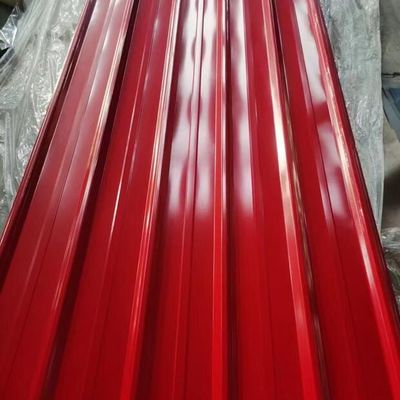 Beli Astm Color Coated Corrugated Sheets Lebar Warna Ppgi RAL 600-1250mm pembuatan online