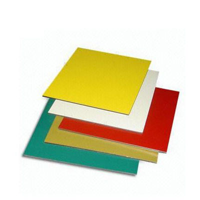 Beli 3003 Ketebalan 2,85MM PVDF Lembar Aluminium Lapisan Warna Untuk Papan Iklan pembuatan online