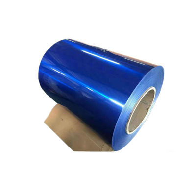 Beli 3000 Series 3003 High Brightness Blue Color Coated Aluminium Coil pembuatan online