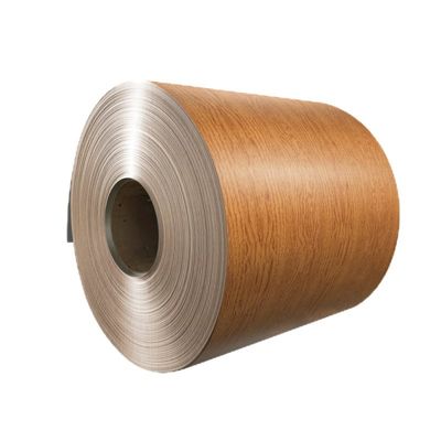 Beli Kumparan Aluminium Berlapis Warna Butiran Kayu Pinus Bahan Aluminium Tekstur Kayu pembuatan online