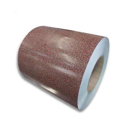 Zinc Coating Z30-Z275GSM Color Coated Steel Coil Permukaan Kerutan