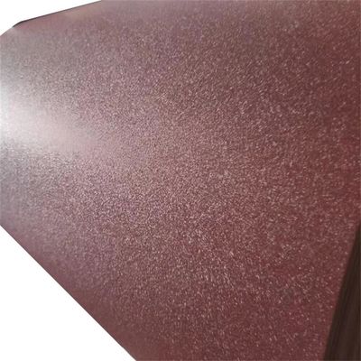 25-1500mm Lebar Color Coated Steel Coils dengan permukaan kerutan