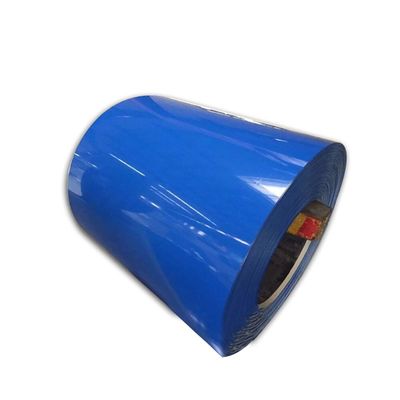 Top Coating 20 micron Color Coated Steel Coil dengan bobot koil 3-8 Ton