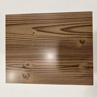 ASTM A755 Ppgi Steel Coil Pola Butir Kayu Lebar 25-1500mm