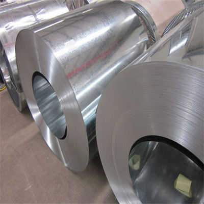 Big Spangle Galvanized Steel Strip Coil dengan Mill Edge / Slit Edge