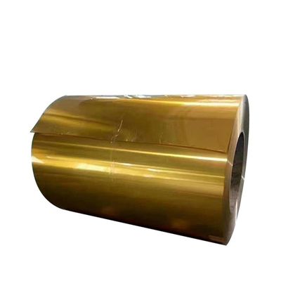 1100 PE Lapisan Warna Emas Aluminium Pre-dicat