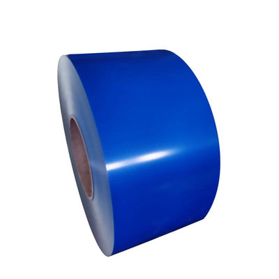 3004 Blue Color PVDF Aluminium Sheet Coil Untuk Lembar Atap