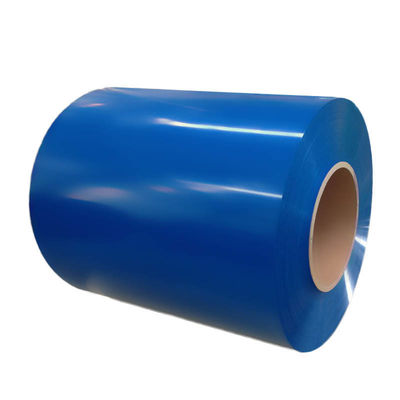 3104 Alloy 1.2mm Ketebalan Cat Polyester Aluminium Roofing Coil Untuk Bahan Konstruksi