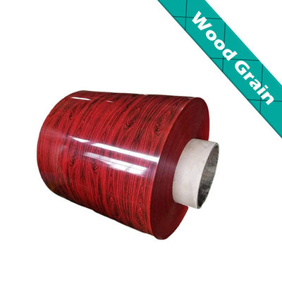 3003 Kayu Grain Aluminium Coil Lembar Aluminium Kayu untuk Panel Lemari Dapur