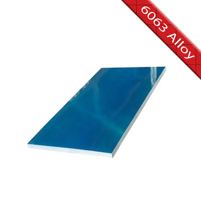 Tahan korosi tinggi 6063 Plat paduan aluminium 6063 Lembar aluminium