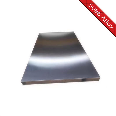Peradangan yang baik Al-Mg Alloy 5086 Aluminium Alloy Plate Untuk Marinir