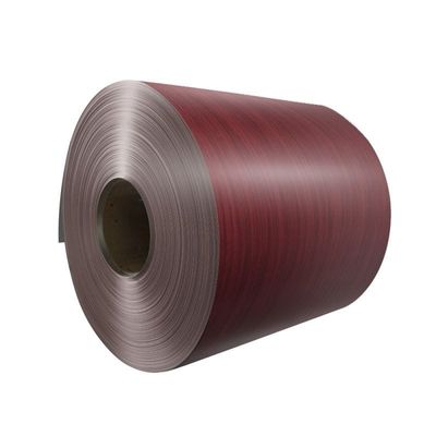 1.2mm Ketebalan imitasi Kayu Roller Coated Aluminium Coil