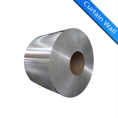 Resistensi beban angin tinggi 3003 3004 Koil paduan aluminium untuk dinding tirai