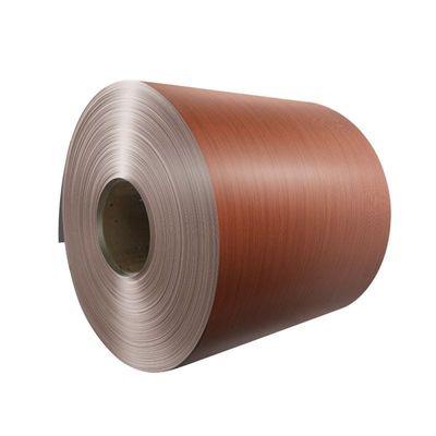 Eco Friendly Aluminium Coil Lapisan Kayu Lapisan Kayu Aluminium